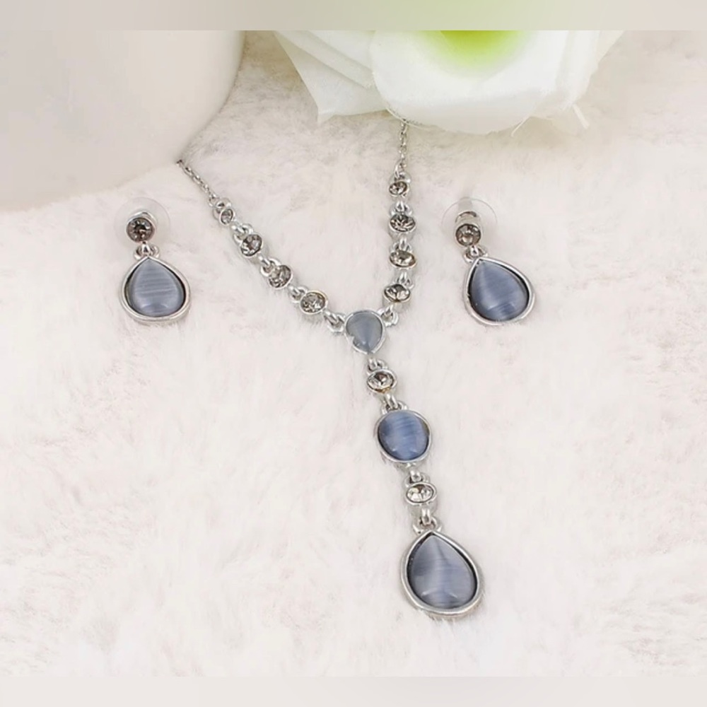 HP ❤️new New Bohemian Statement Necklace/Earring Formal Set - Picture 5 of 7